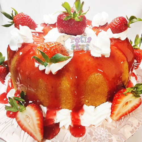 Strawberry Shortcake Pound Cake