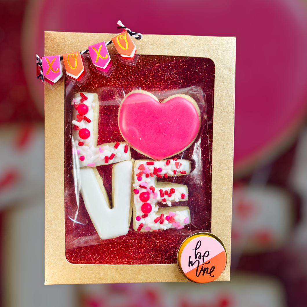 L-O-V-E Cookie Box